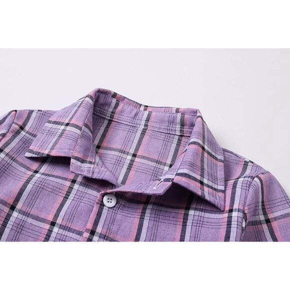 NEW Sangtree Girl's Short Sleeve Size 12-13Years Purple (4257)‎ - Picture 4 of 6